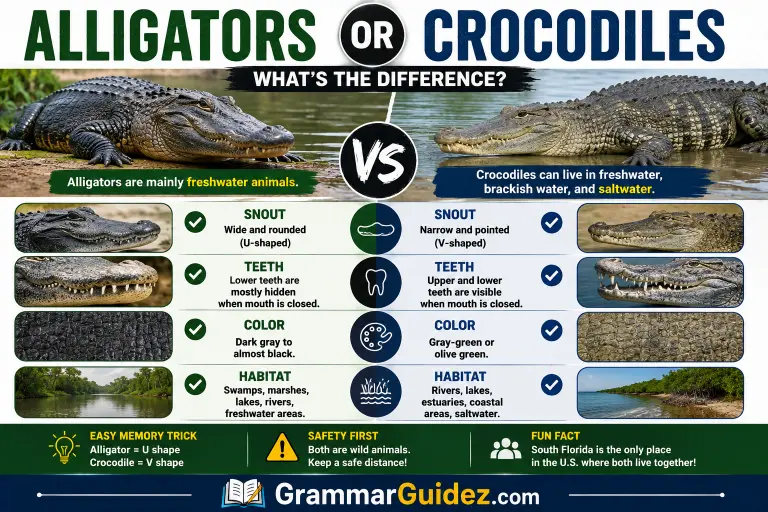 Alligators or Crocodiles