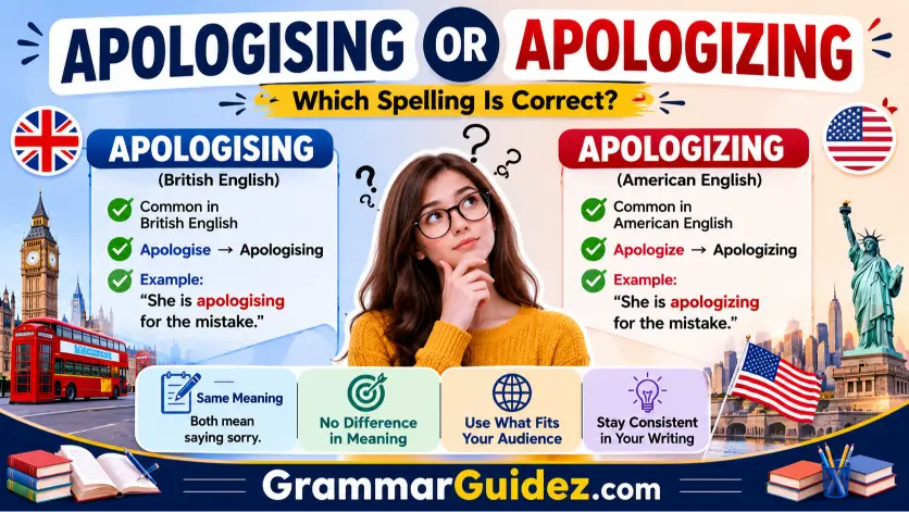 Apologising or Apologizing