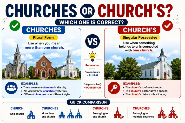 Churches or Church's