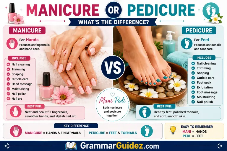 Manicure or Pedicure