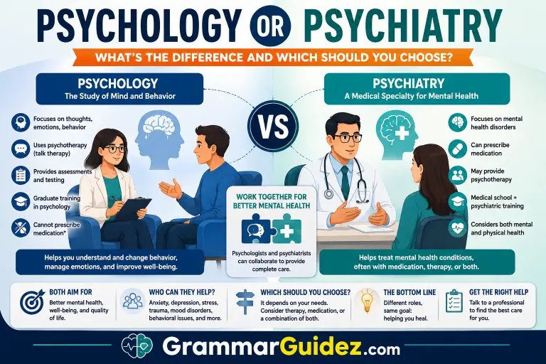 Psychology or Psychiatry