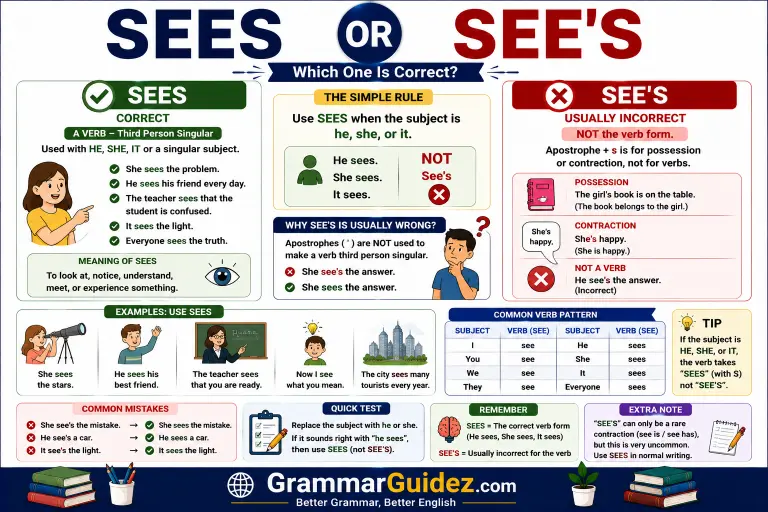 Sees or See's