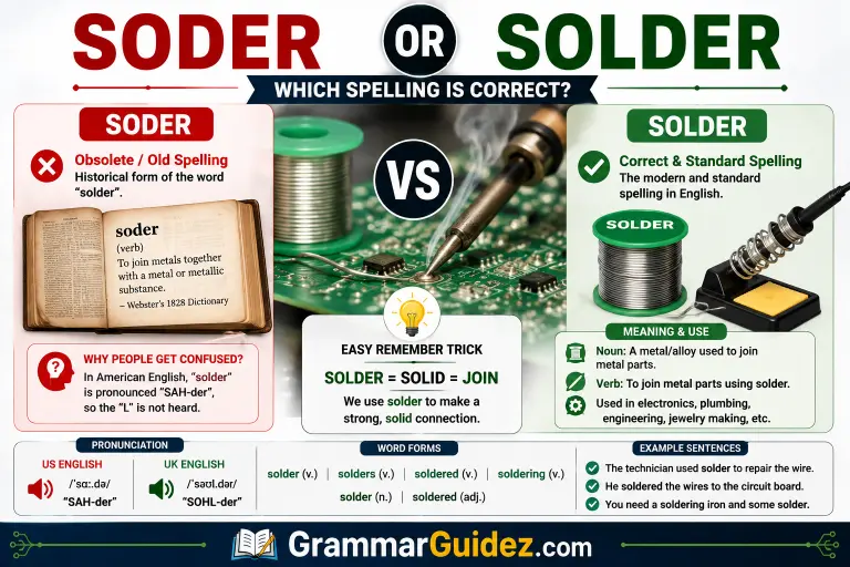 Soder or Solder