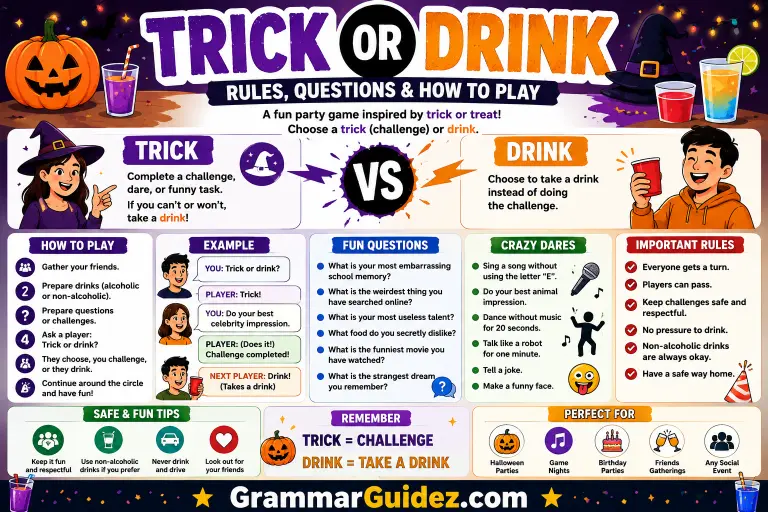 Trick or Drink