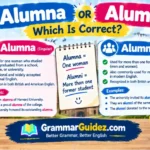 Alumna or Alumni