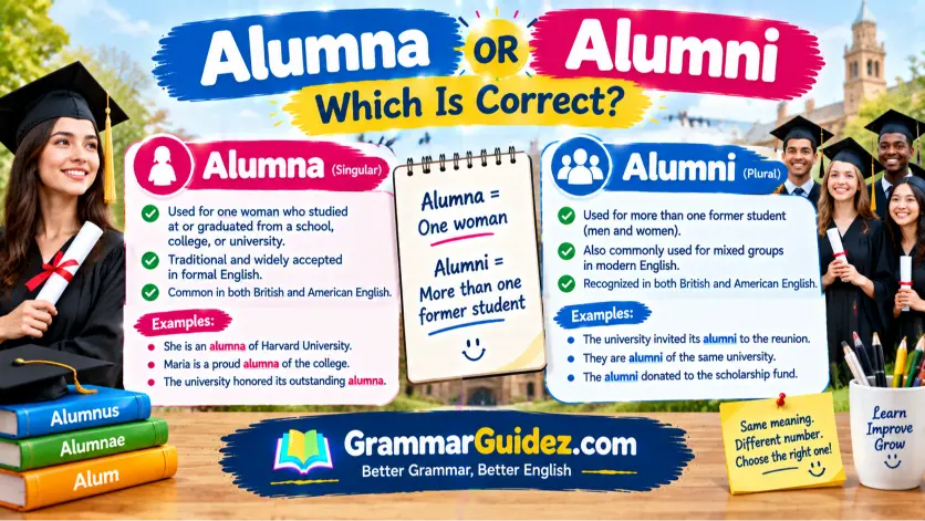 Alumna or Alumni
