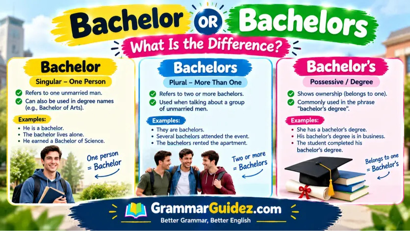 Bachelor or Bachelors