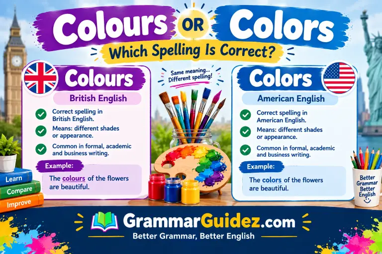 Colours or Colors