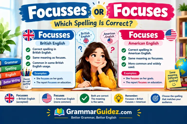 Focusses or Focuses
