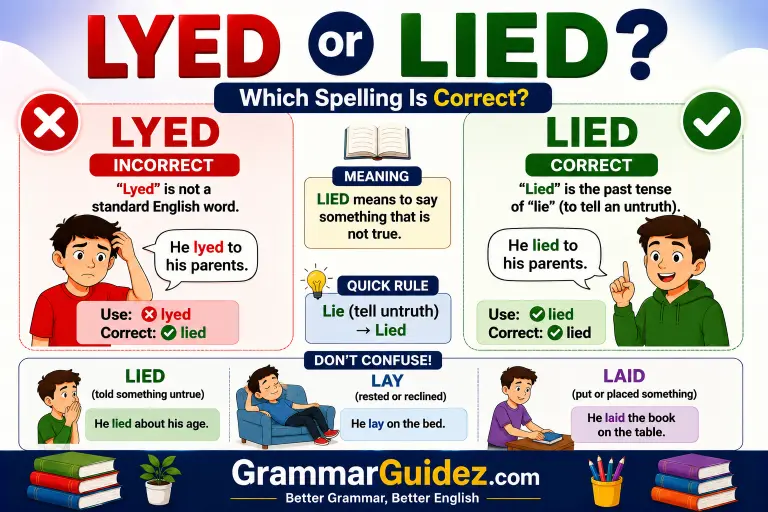 Lyed or Lied