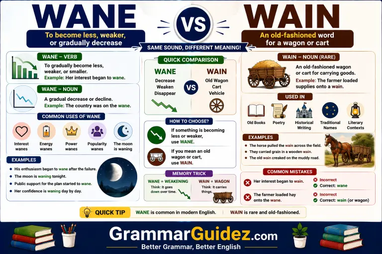 Wane or Wain