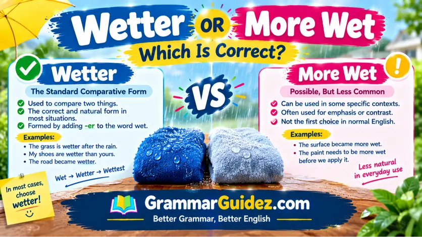 Wetter or More Wet
