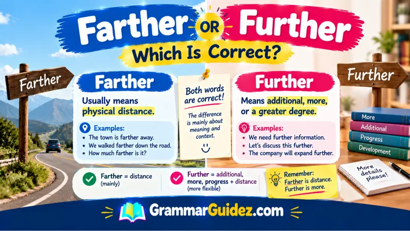 Farther or Furthe