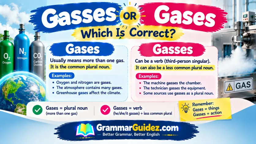 Gasses or Gases