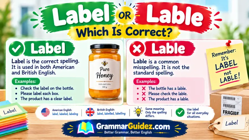 Label or Lable